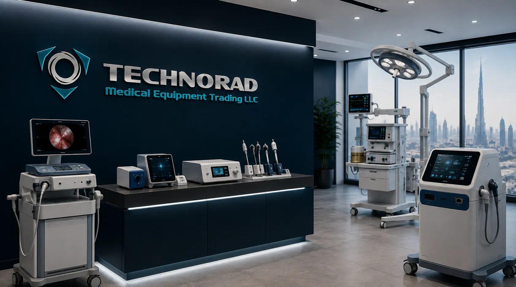 Technorad medical equipment showroom