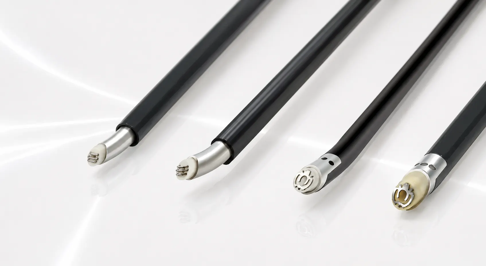 Four FE Series disposable plasma electrode tips